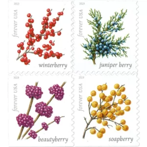 Winter Berries Forever Stamps