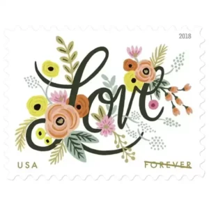 Love Flourishes Forever Stamps